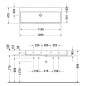 Duravit Vero Air - Meuble-lavabo double 1200x470 mm, avec trop-plein, sans trou pour robinetterie, blanc 2350120028 Duravit Vero Air - Meuble-lavabo double 1200x470 mm, avec trop-plein, sans trou pour robinetterie, blanc 2350120028