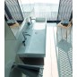 Duravit Vero Air - Double-lavabo 1200x470 mm, sans trop-plein, avec trou pour robinetterie, blanc 2350120043