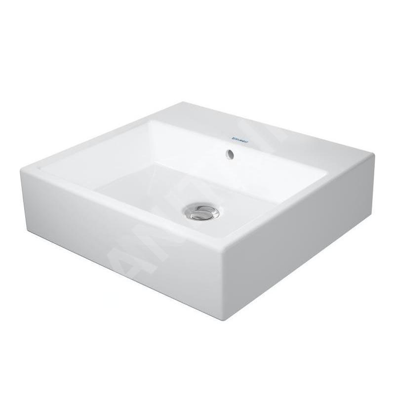 Duravit Vero Air - Lavabo 500x470 mm, avec trop-plein, sans trou de robinetterie, WonderGliss, blanc 23505000601 Duravit Vero Air - Lavabo 500x470 mm, avec trop-plein, sans trou de robinetterie, WonderGliss, blanc 23505000601