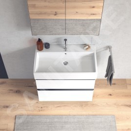 Duravit Vero Air - Lavabo 800x470 mm, avec trop-plein, avec 1 trou pour robinetterie, blanc 2350800000