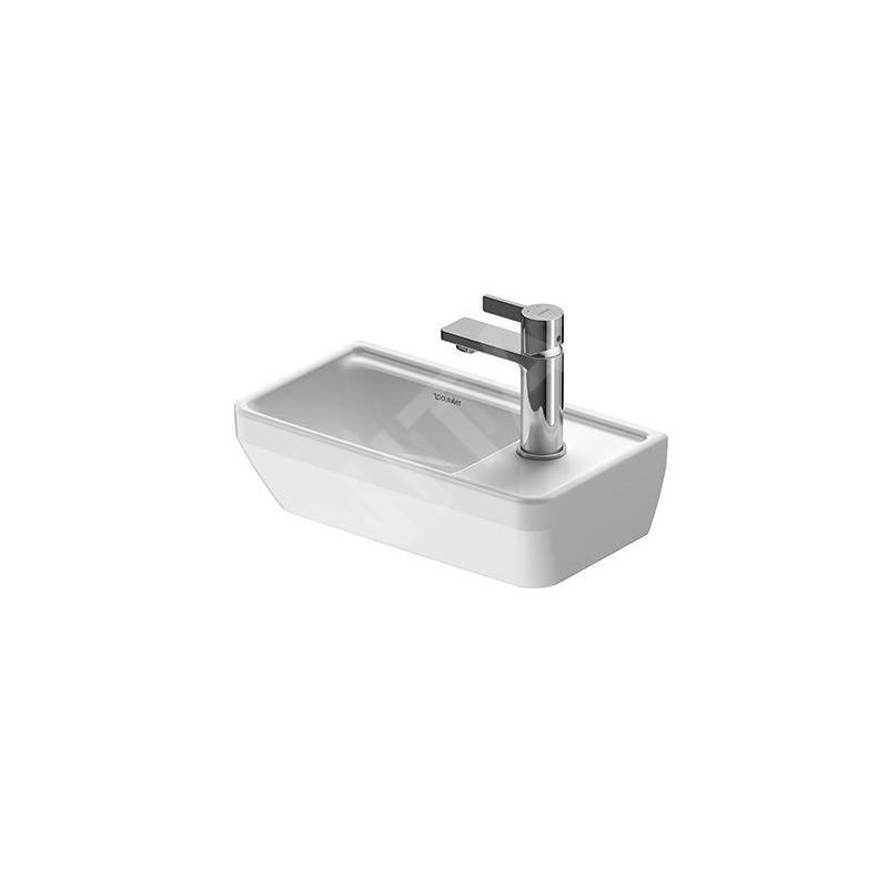 Duravit D-Neo - Lavabo 400x220 mm, 1 trou pour robinet à droite, blanc 0739400041