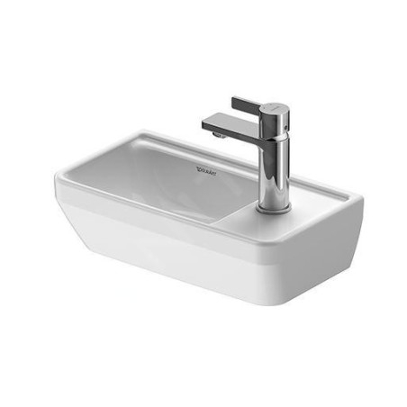 Duravit D-Neo - Lavabo 400x220 mm, 1 trou pour robinet à droite, blanc 0739400041