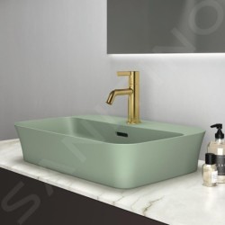 Ideal Standard Ipalyss - Lavabo à poser, 550x380 mm, avec trop-plein, trou pour robinet, Sage E2077X9