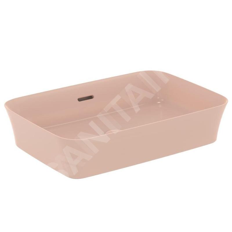 Ideal Standard Ipalyss - Lavabo à poser, 550x380 mm, avec trop-plein, Nude E2078V7 Ideal Standard Ipalyss - Lavabo à poser, 550x380 mm, avec trop-plein, Nude E2078V7