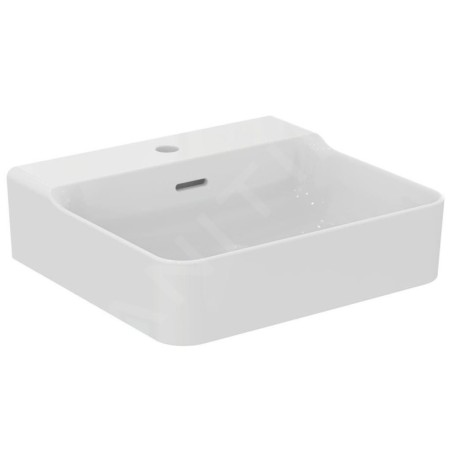 Ideal Standard Conca Ceram - Lavabo 500x450 mm, avec trop-plein, trou pour robinet, blanc T369001