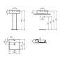 Ideal Standard Conca Ceram - Lavabo 500x450 mm, avec trop-plein, trou pour robinet, blanc T369001 Ideal Standard Conca Ceram - Lavabo 500x450 mm, avec trop-plein, trou pour robinet, blanc T369001
