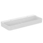 Ideal Standard Conca Ceram - Double-lavabo 1200x450 mm, sans trop-plein, trous pour robinet, blanc T380801 Ideal Standard Conca Ceram - Double-lavabo 1200x450 mm, sans trop-plein, trous pour robinet, blanc T380801