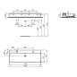 Ideal Standard Conca Ceram - Double-lavabo à poser 1200x450 mm, avec trop-plein, trous pour robinet, blanc T383901 Ideal Standard Conca Ceram - Double-lavabo à poser 1200x450 mm, avec trop-plein, trous pour robinet, blanc T383901