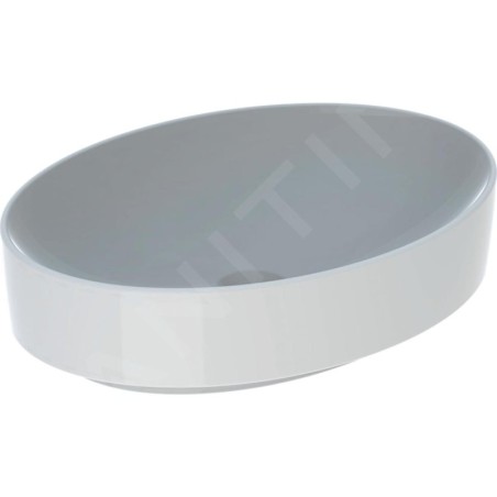 Geberit VariForm - Vasque 550x400 mm, sans trop-plein, sans trou pour robinetterie, blanc 500.771.01.2