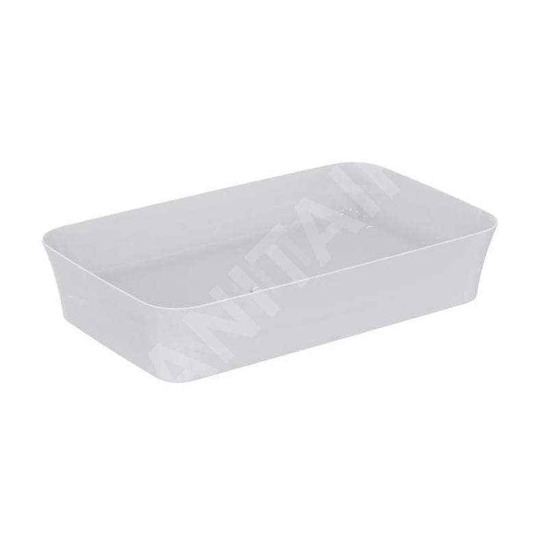 Ideal Standard Ipalyss - Vasque, 550x380 mm, sans trop-plein, Ideal Plus, blanc E2076MA
