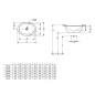 Villeroy & Boch Loop&Friends - Lavabo à encastrer, 560x380 mm, avec trop-plein, CeramicPlus, blanc alpin 4A5500R1 Villeroy & Boch Loop&Friends - Lavabo à encastrer, 560x380 mm, avec trop-plein, CeramicPlus, blanc alpin 4A5500R1