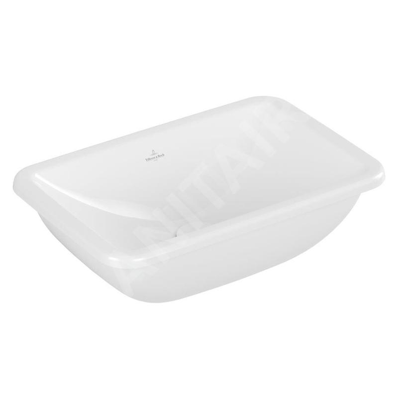 Villeroy & Boch Loop&Friends - Lavabo à encastrer, 540x340 mm, avec trop-plein, blanc alpin 4A570001 Villeroy & Boch Loop&Friends - Lavabo à encastrer, 540x340 mm, avec trop-plein, blanc alpin 4A570001