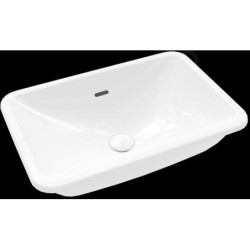 Villeroy & Boch Loop&Friends - Lavabo à encastrer, 540x340 mm, avec trop-plein, blanc alpin 4A570001
