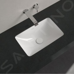 Villeroy & Boch Loop&Friends - Lavabo à encastrer, 540x340 mm, avec trop-plein, blanc alpin 4A570001