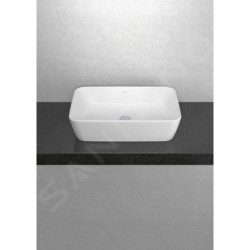 Villeroy & Boch Architectura - Vasque à poser sur plan de travail, 600x405 mm, sans trop-plein, blanc alpin 5A276101