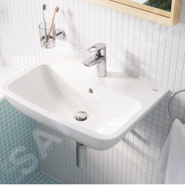 Grohe Start Edge - Lavabo 550x400 mm, avec trop-plein, trou pour robinetterie, blanc alpin 39949000