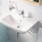 Grohe Start Edge - Lavabo 550x400 mm, avec trop-plein, trou pour robinetterie, blanc alpin 39949000 Grohe Start Edge - Lavabo 550x400 mm, avec trop-plein, trou pour robinetterie, blanc alpin 39949000