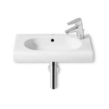 Roca Meridian - Lave-mains 550x320 mm, avec trop-plein, trou pour robinetterie, blanc A32724Y000