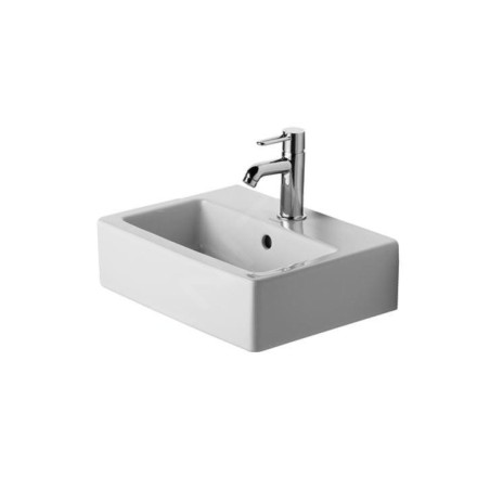 Duravit Vero - Meuble lave-mains 450x350 mm, avec un trou pour robinetterie, avec WonderGliss, blanc alpin 07044500271