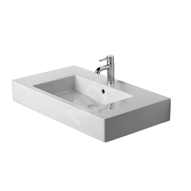 Duravit Vero - Lavabo 850x490 mm, avec un trou pour robinet, avec WonderGliss, blanc alpin 03298500001 Duravit Vero - Lavabo 850x490 mm, avec un trou pour robinet, avec WonderGliss, blanc alpin 03298500001