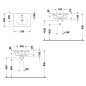 Duravit Viu - Lavabo 530x430 mm, avec un trou pour robinet, blanc alpin 2344530000 Duravit Viu - Lavabo 530x430 mm, avec un trou pour robinet, blanc alpin 2344530000