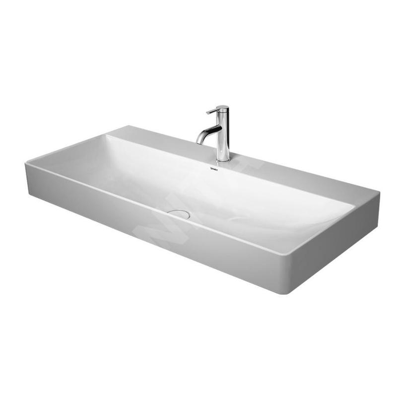 Duravit DuraSquare - Lavabo 1000x470 mm, avec un trou pour robinet, DuraCeram, blanc alpin 2353100041 Duravit DuraSquare - Lavabo 1000x470 mm, avec un trou pour robinet, DuraCeram, blanc alpin 2353100041