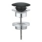 Grohe Garnitures de vidage - Bonde de vidage click-clack, noir velours 65807KS0