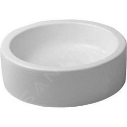 Duravit Starck 1 - Vasque sans trou sans trop-plein, rectifiée, diamètre 460 mm, blanc - vasque 0445460000