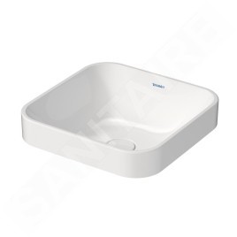 Duravit Happy D.2 Plus - Vasque 400x400 mm, avec WonderGliss, blanc alpin 23594000001