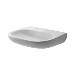 Duravit D-Code - Lavabo Med, 550x430 mm, sans trou, blanc alpin 23115500702