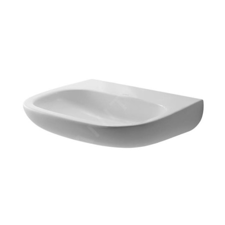 Duravit D-Code - Lavabo Med, 550x430 mm, sans trou, blanc alpin 23115500702