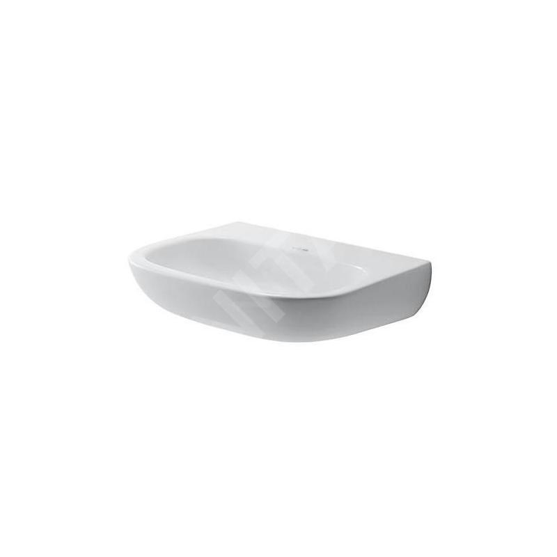 Duravit D-Code - Lave-mains 450x360 mm, sans trou, blanc alpin 07074500702