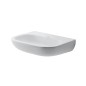 Duravit D-Code - Lave-mains 450x360 mm, sans trou, blanc alpin 07074500702