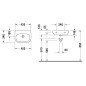 Duravit D-Code - Lave-mains 450x360 mm, sans trou, blanc alpin 07074500702