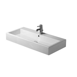 Duravit Vero - Meuble-lavabo 1000x470 mm, avec un trou pour robinetterie, avec WonderGliss, blanc alpin 04541000271