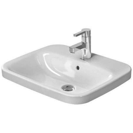 Duravit DuraStyle - Meuble-lavabo 560x455 mm, avec un trou pour robinetterie, avec WonderGliss, blanc 03745600001