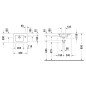 Duravit ME by Starck - Lave-mains pour meuble 450x300 mm, avec 1 trou, avec WonderGliss, blanc alpin 07234300001