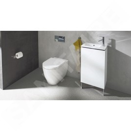 Duravit ME by Starck - Lave-mains pour meuble 450x300 mm, avec 1 trou, avec WonderGliss, blanc alpin 07234300001