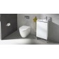 Duravit ME by Starck - Lave-mains pour meuble 450x300 mm, avec 1 trou, avec WonderGliss, blanc alpin 07234300001