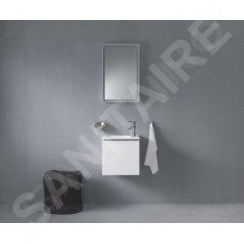 Duravit ME by Starck - Lave-mains pour meuble 450x300 mm, avec 1 trou, avec WonderGliss, blanc alpin 07234300001