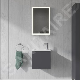 Duravit ME by Starck - Lave-mains pour meuble 450x300 mm, avec 1 trou, avec WonderGliss, blanc alpin 07234300001