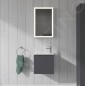 Duravit ME by Starck - Lave-mains pour meuble 450x300 mm, avec 1 trou, avec WonderGliss, blanc alpin 07234300001