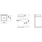 Laufen Living - 360x360 mm, sans trop-plein, avec LCC, blanc H8114334001121 Laufen Living - 360x360 mm, sans trop-plein, avec LCC, blanc H8114334001121