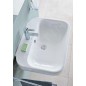 Duravit Happy D.2 - Lave-mains 500x360 mm, avec un trou pour robinetterie, avec WonderGliss, blanc alpin 07095000001