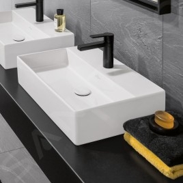 Villeroy & Boch Memento 2.0 - Vasque 600x420 mm, sans trop-plein, un trou pour robinetterie, blanc alpin 4A076101