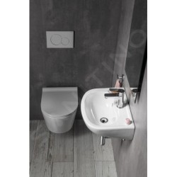 Aqualine Small - Lave-mains 450x350 mm, avec 1 trou, blanc 10TP71045