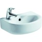 Ideal Standard Connect - Lavabo 350x155x260 mm, 1 ouverture pour mitigeur, avec déversoir, blanc E791201