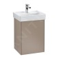 Villeroy & Boch Collaro - Lave-mains 450x370 mm, sans trop-plein, un trou de robinetterie, CeramicPlus, blanc alpin 433446R1