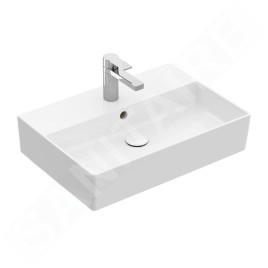 Villeroy & Boch Memento 2.0 - Lavabo 600x420 mm, avec trop-plein, trou de robinetterie, blanc alpin 4A226001