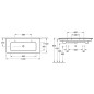 Villeroy & Boch Venticello - Meuble lavabo 1200x500 mm, avec trop-plein, 2 trous de robinetterie, CeramicPlus, blanc alpin Villeroy & Boch Venticello - Meuble lavabo 1200x500 mm, avec trop-plein, 2 trous de robinetterie, CeramicPlus, blanc alpin